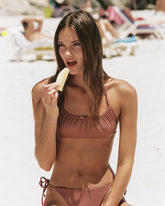 Wet Halterneck Bandeau Bikini - Women's Bikini | 