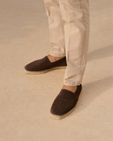 Suede Squared Toe Espadrilles - Men's Espadrilles | 