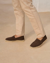 Suede Squared Toe Espadrilles - Men's Espadrilles | 
