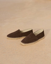Suede Squared Toe Espadrilles - Men's Espadrilles | 