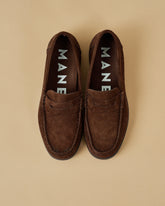 Suede Penny Loafers - Men's Loafers | 