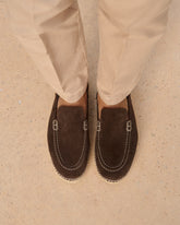 Suede Traveler Loafers Espadrilles - Men's Special Prices Shoes | 