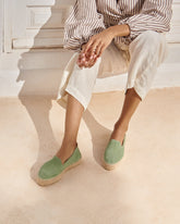 Suede Double Sole Espadrilles - Women's Special Prices Shoes | 