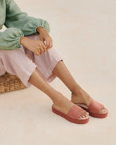 Suede Double Sole Slides - Women's Special Prices Shoes | 
