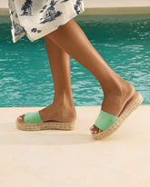 Suede Double Sole Slides - Women's Sandals | 