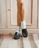 Leather Penny Loafers - Women's Loafers | 