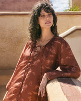 Printed Silk Hydra Dress - Women's Dresses | 