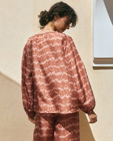 Printed Silk Paros Shirt - Women's Top & Shirts | 