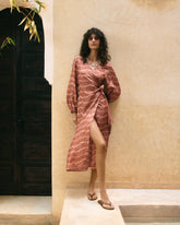 Printed Silk Galapagos Dress - Women's Dresses | 