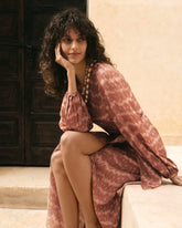 Printed Silk Galapagos Dress - Women's Dresses | 