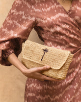 Raffia Pouch Bag - Bags & Accessories | 