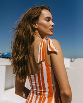 Tie-Up One Shoulder One Piece - Women's Special Prices Swimwear | 