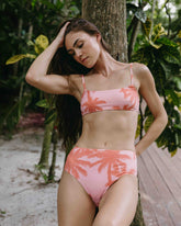 Ribbed Bralette Bikini - Women's Special Prices Swimwear | 