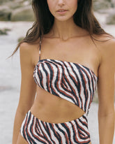 Cut-Out One-Shoulder One-Piece - Women's One Piece | 
