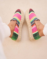 Mexican Blanket Double Sole Espadrilles - Women's Special Prices Shoes | 