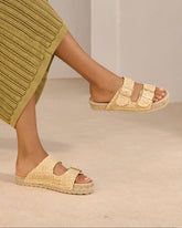 Raffia Nordic Sandals - Women's Sandals | 
