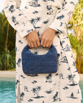 Raffia Halfmoon Bag - Bags & Accessories | 