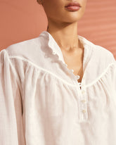Cotton-Silk Voile Baja Shirt - Women's Special Prices Clothing | 