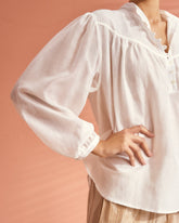 Cotton-Silk Voile Baja Shirt - Women's Special Prices Clothing | 