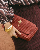 Raffia Pouch Bag - Bags & Accessories | 