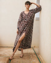 Printed Silk Cotton Voile Hydra Dress - Women's Dresses | 