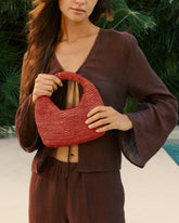 Raffia Halfmoon Bag - Bags & Accessories | 