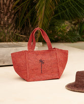 Raffia Squared Tote | 
