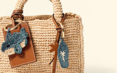 Raffia Surf Keyring - Keychains & Charms | 