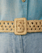 Weaving Raffia Belt - Women's Belts | 