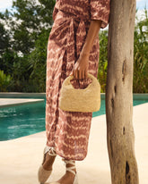 Raffia Halfmoon Bag - Bags & Accessories | 