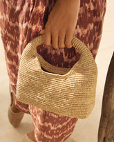 Raffia Halfmoon Bag - Bags & Accessories | 