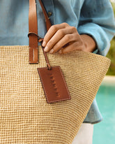Rust Raffia & Leather New Basket Bag - Bags & Accessories | 
