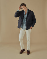Twill Compact Wool Savana Jacket - Men's Jackets | 