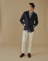 Twill Compact Wool Savana Jacket - Men's Jackets | 