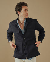 Twill Compact Wool Savana Jacket | 