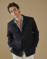 Twill Compact Wool Savana Jacket - Men's Jackets | 