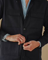 Twill Compact Wool Savana Jacket - Men's Jackets | 