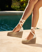 Suede Wedge Espadrilles - Women's Wedges | 
