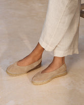 Suede Ballet Flat Espadrilles - Women's Bestsellers | 
