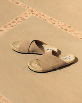 Suede Crossed Bands Sandals - Men's Shoes | 