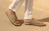 Suede Crossed Bands Sandals - Men's Sandals | 