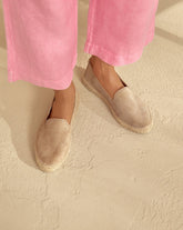 Suede Flat Espadrilles - Women's Espadrilles | 