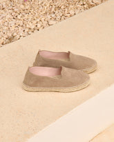 Suede Flat Espadrilles - Women's Espadrilles | 