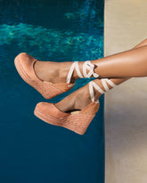 Suede Wedge Espadrilles - Women's Wedges | 