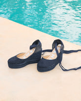 Suede Wedge Espadrilles - Women's Wedges | 