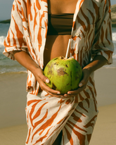 Printed Linen Cumana Shirt - Women's Special Prices Clothing | 
