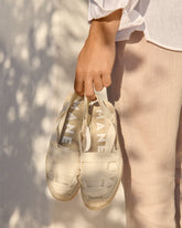Canvas With Grosgrain<br />Open-Side Flat Espadrilles - Men's Special Prices | 