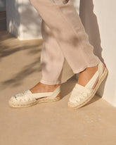 Canvas With Grosgrain<br />Open-Side Flat Espadrilles - Men's Special Prices | 