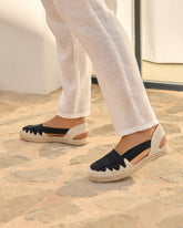 Canvas With Grosgrain<br />Open-Side Flat Espadrilles - Men's Special Prices Shoes | 