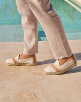 Cotton Linen And Silk<br />Raw Fabric Espadrilles - Men's Special Prices Shoes | 